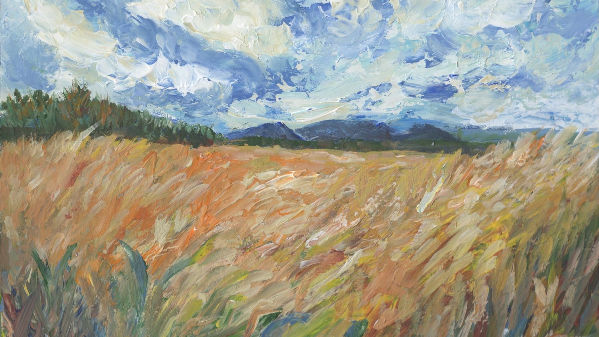 Field in Motion Jigsaw Puzzle