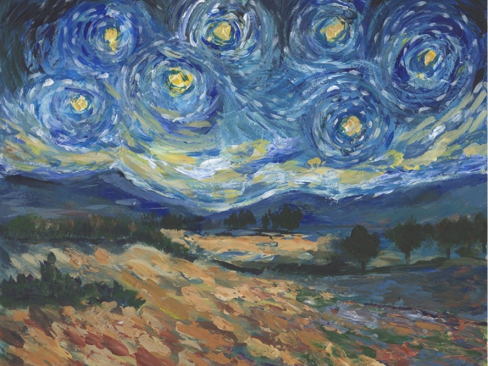 Night with Quiet Stars Jigsaw Puzzle