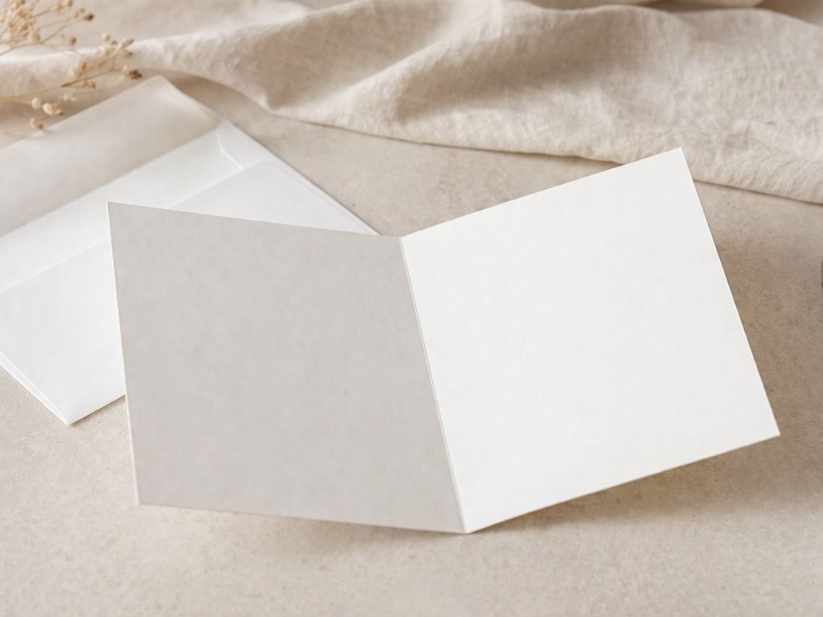 blank inside greeting card watercolor art handmade ready for personal message