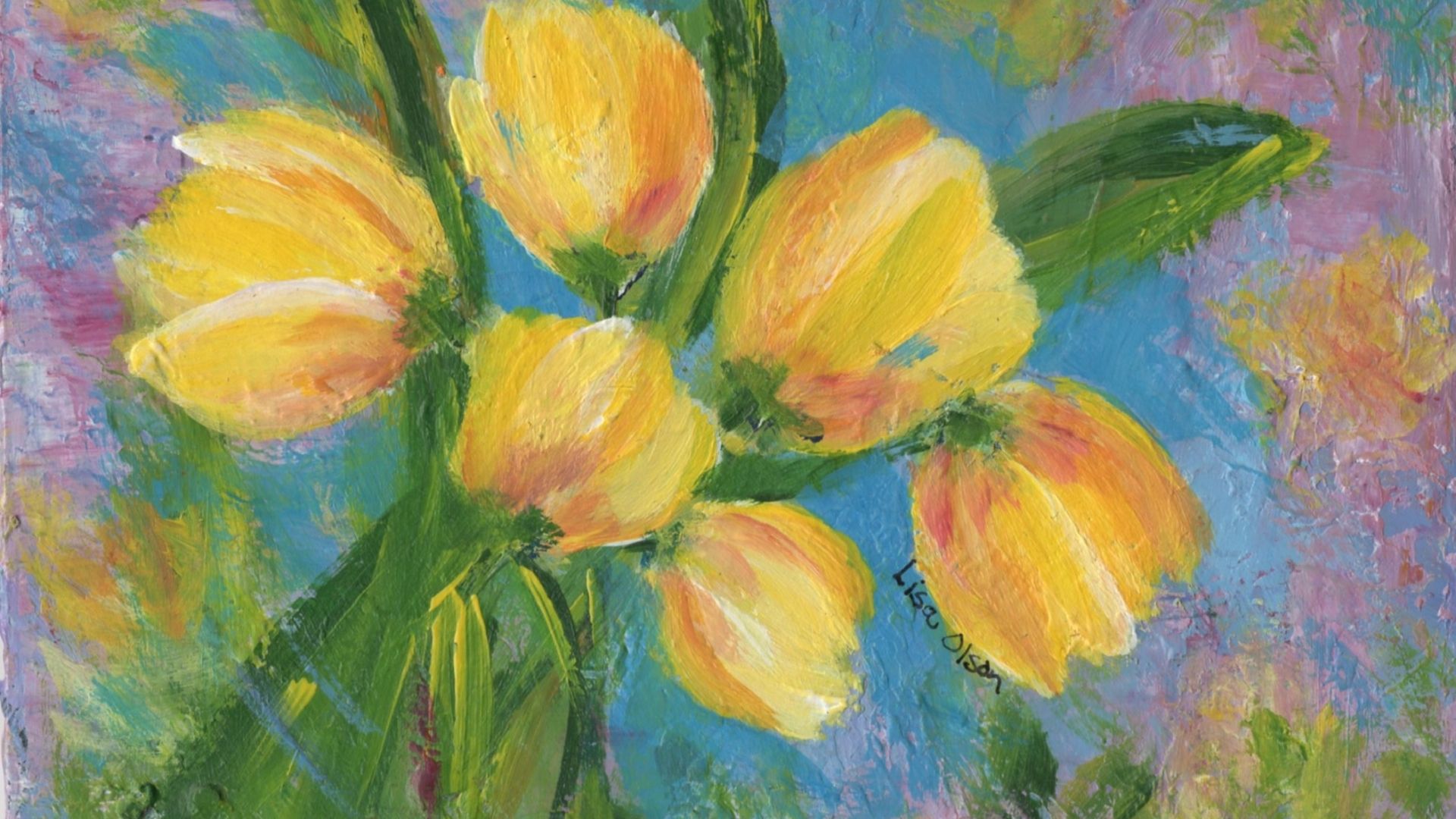 Yellow Tulips Jigsaw Puzzle